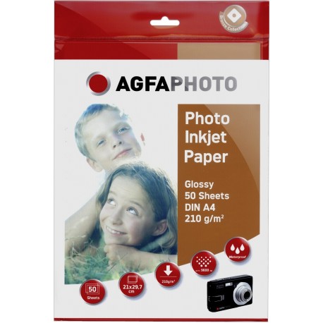 AgfaPhoto foto-CARTA LUCIDA a4/50 fogli Sheet/210g Glossy Paper ap21050a4 N 