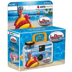 Filmu kameras - Agfaphoto Agfa vienreizlietojamā kamera LeBox Ocean 400/27 - perc šodien veikalā un ar piegādi