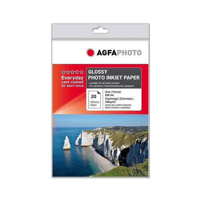 Фотобумага для принтеров - Agfaphoto фотобумага A4 Everyday глянец, 20 листов - быстрый заказ от производителя