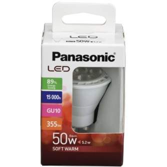 Panasonic Lighting Panasonic LED spuldze GU10 5,2W50W 2700K