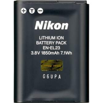 Kameru akumulatori - Nikon EN-EL23 Rechargeable Battery for CoolPix Cameras - ātri pasūtīt no ražotāja