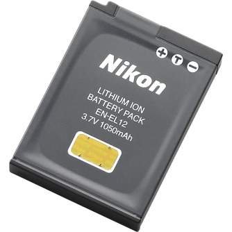 Kameru akumulatori - Nikon EN-EL12 Rechargeable Battery for CoolPix Cameras - ātri pasūtīt no ražotāja