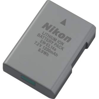 Kameru akumulatori - Nikon EN-EL14a Litium-ion baterija D3100, D5100, P7000 - ātri pasūtīt no ražotāja