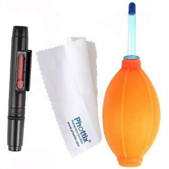 Cleaning Products - Phottix cleaning kit 4in1, orange (PH66510) - quick order from manufacturer