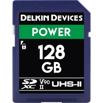 DELKIN SD POWER UHS-II/V90 2000X R300/W250 128GB