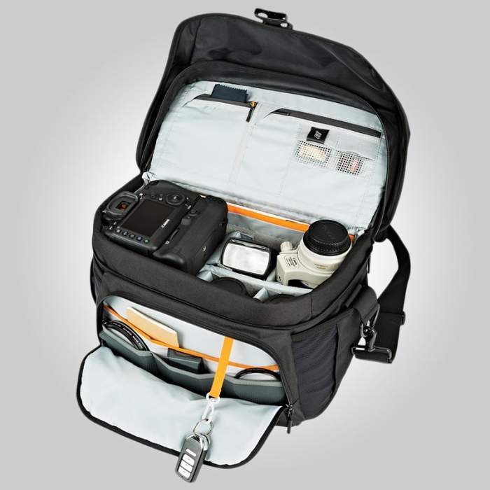 Plecu somas - Lowepro camera bag Nova 200 AW II, black LP37142-PWW - купить сегодня в магазине и с доставкой