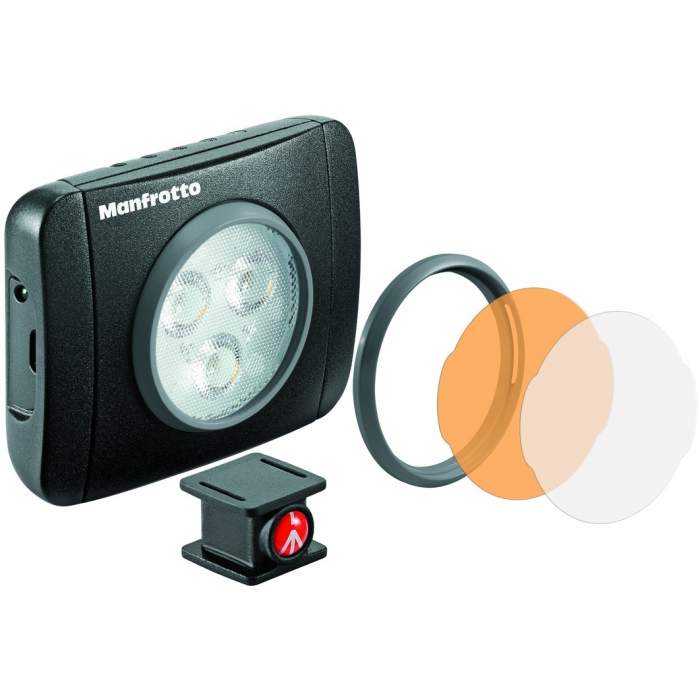 LED Lampas kamerai - Manfrotto Lumimuse 3 LED Light MLUMIEPL-BK - ātri pasūtīt no ražotāja
