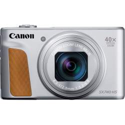 Kompaktkameras - Canon Powershot SX740 HS, sudrabots 2956C002 - perc šodien veikalā un ar piegādi