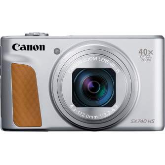 Kompaktkameras - Canon Powershot SX740 HS, sudrabots - ātri pasūtīt no ražotāja