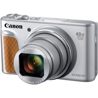 Kompaktkameras - Canon Powershot SX740 HS, sudrabots - ātri pasūtīt no ražotāja