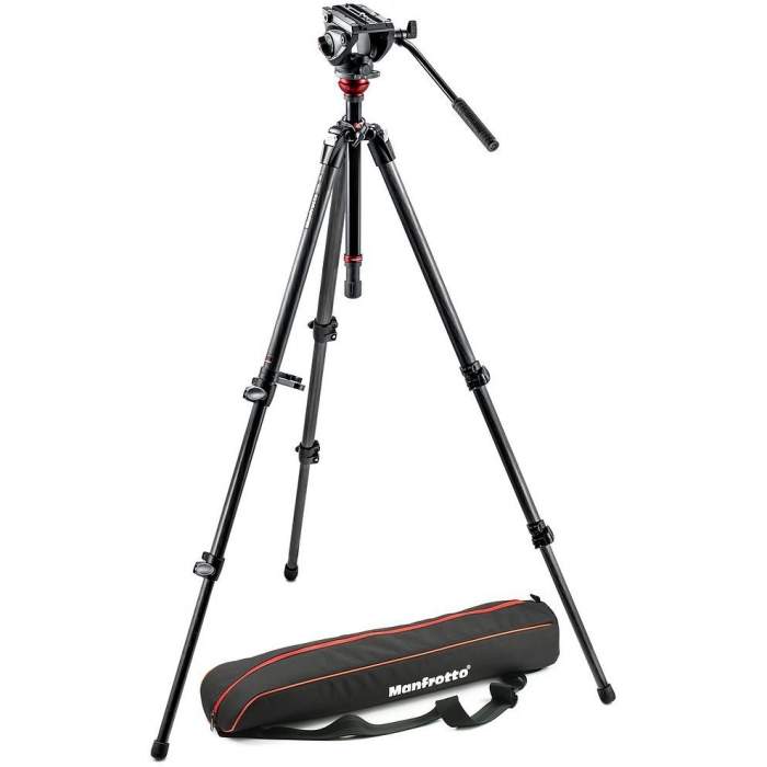 Video Tripods - Manfrotto tripod kit 755CX3 + MVH500AH - quick order from manufacturer
