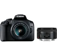 DSLR Cameras - Canon EOS 2000D + EF-S 18-55mm IS II + EF 50mm STM - quick order from manufacturerDSLR Cameras - Canon EOS 2000D + EF-S 18-55mm IS II + EF 50mm STM - quick order from manufacturer