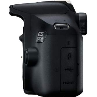 Spoguļkameras - Canon EOS 2000D + 18-135mm IS Kit, melns - ātri pasūtīt no ražotāja