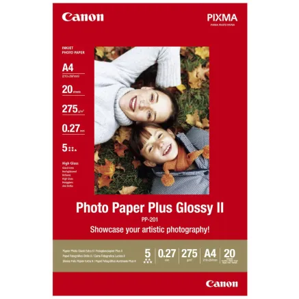 Canon fotopapīrs A4 275g glancēts II 20 lapas (PP-201)