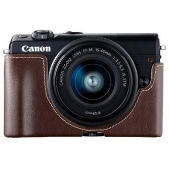 Kameru aizsargi - Canon EH31-FJ Face Jacket (Dark Brown) (EOS M100/M200) - ātri pasūtīt no ražotāja