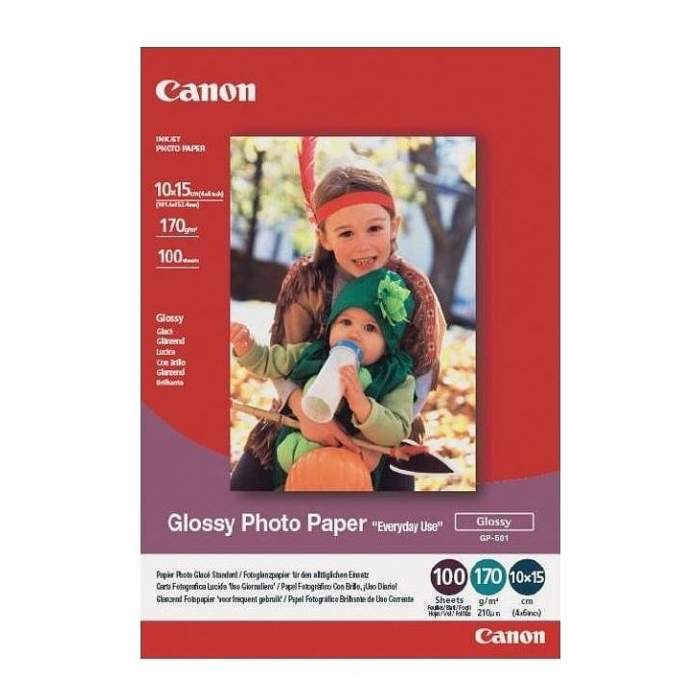 Photo paper for printing - Canon photo paper GP-501 10x15 glossy 100s. - quick order from manufacturer
