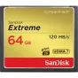 Atmiņas kartes - Sandisk atmiņas karte CF 64GB Extreme 120MB/s - ātri pasūtīt no ražotāja