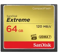 Atmiņas kartes - Sandisk atmiņas karte CF 64GB Extreme 120MB/s - ātri pasūtīt no ražotājaAtmiņas kartes - Sandisk atmiņas karte CF 64GB Extreme 120MB/s - ātri pasūtīt no ražotāja