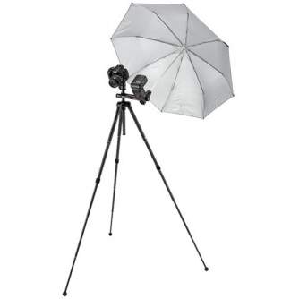 Umbrellas - Velbon umbrella and clamp UC-6, silver 20058 - quick order from manufacturer