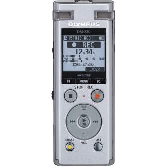 Диктофоны - Olympus digital recorder DM-720, silver - быстрый заказ от производителя