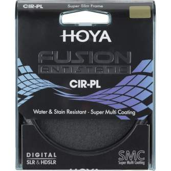 CPL polarizācijas filtri - Hoya Filters Hoya filter circular polarizer Fusion Antistatic 49mm - ātri pasūtīt no ražotāja