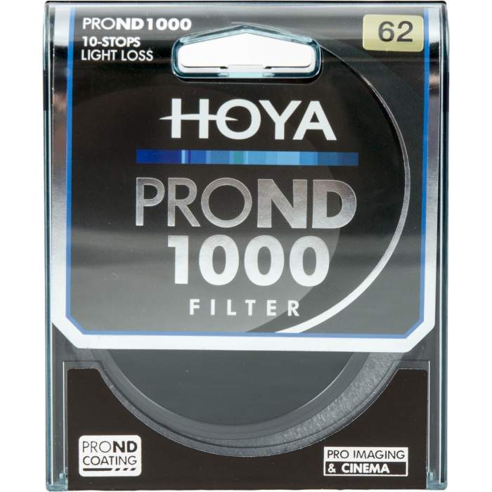 Neutral Density Filters - Hoya Filters Hoya filter neutral density ND1000 Pro 62mm - quick order from manufacturer