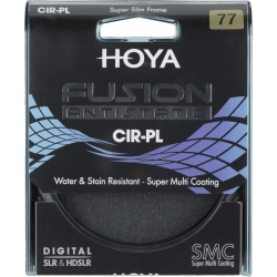CPL polarizācijas filtri - Hoya Filters Hoya cirkulārais polarizācijas filtrs Fusion Antistatic 77mm - perc šodien veikalā un ar piegādi