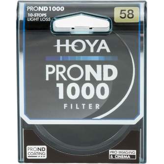 ND neitrāla blīvuma filtri - Hoya Filters Hoya filtrs ND1000 Pro 58mm - ātri pasūtīt no ražotāja