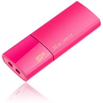 USB memory stick - Silicon Power flash drive 32GB Blaze B05 USB 3.0, pink - quick order from manufacturer