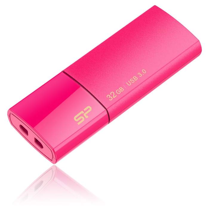 Zibatmiņas - Silicon Power flash drive 32GB Blaze B05 USB 3.0, pink - ātri pasūtīt no ražotāja