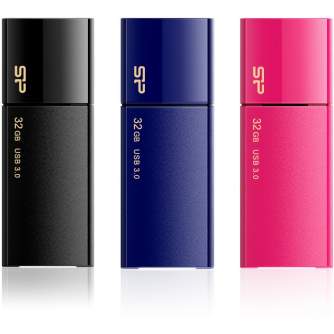 USB флешки - Silicon Power flash drive 32GB Blaze B05 USB 3.0, pink - быстрый заказ от производителя