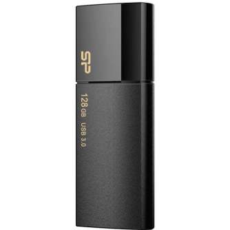 USB memory stick - Silicon Power flash drive 128GB Blaze B05 USB 3.0, black - quick order from manufacturer