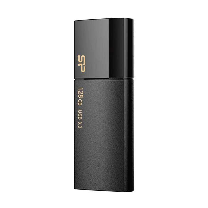 USB memory stick - Silicon Power flash drive 128GB Blaze B05 USB 3.0, black - quick order from manufacturer