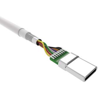 Kabeļi - Silicon Power kabelis USB-C - USB 1m, balts (LK10AC) - ātri pasūtīt no ražotāja