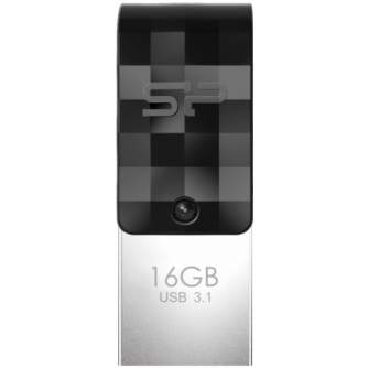USB memory stick - Silicon Power flash drive 16GB Mobile C31 USB-C, black - quick order from manufacturer