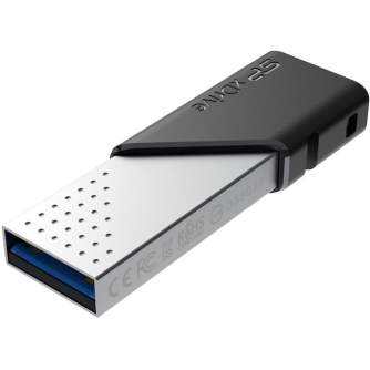 USB memory stick - Silicon Power flash drive 32GB xDrive Z50 USB-Lightning, black/silver SP032GBLU3Z50V1S - quick order from manufacturer