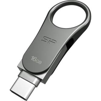 USB memory stick - Silicon Power flash drive 16GB Mobile C80 - quick order from manufacturer