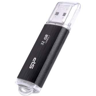 USB memory stick - Silicon Power flash drive 32GB Blaze B02 USB 3.1, black - quick order from manufacturer
