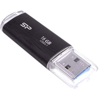 USB memory stick - Silicon Power flash drive 16GB Blaze B02 USB 3.1, black SP016GBUF3B02V1K - quick order from manufacturer