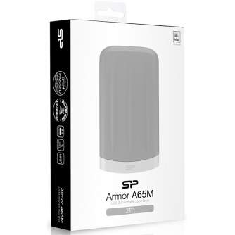 Hard drives & SSD - Silicon Power Armor A65M 2TB, grey SP020TBPHD65MS3G - quick order from manufacturer
