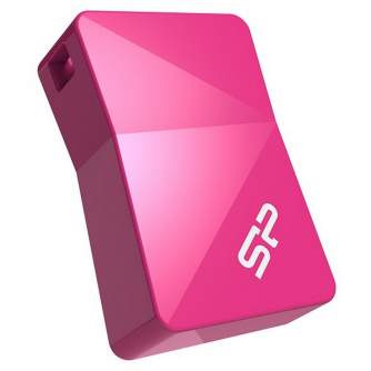 USB memory stick - Silicon Power flash drive 16GB Touch T08, pink SP016GBUF2T08V1H - quick order from manufacturer