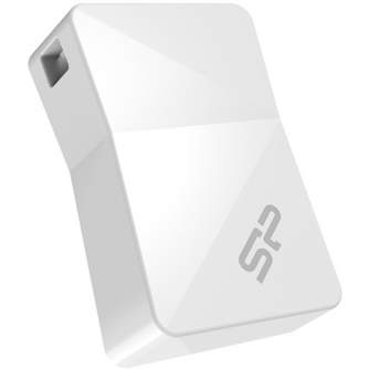 Silicon Power флэшка 32GB Touch T08, белая SP032GBUF2T08V1W