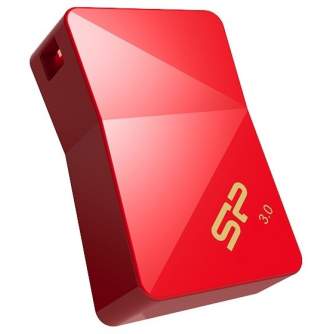 Silicon Power zibatmiņa 16GB Jewel J08 USB 3.0, sarkana SP016GBUF3J08V1R