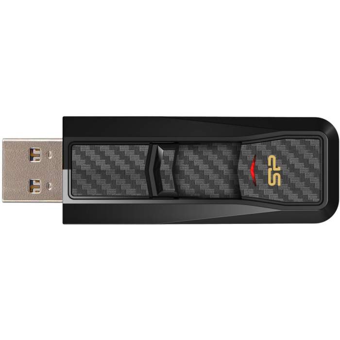 USB флешки - Silicon Power flash drive 64GB Blaze B50 USB 3.0, black - быстрый заказ от производителя