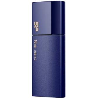 USB флешки - Silicon Power flash drive 16GB Blaze B05 USB 3.0, dark blue - быстрый заказ от производителя