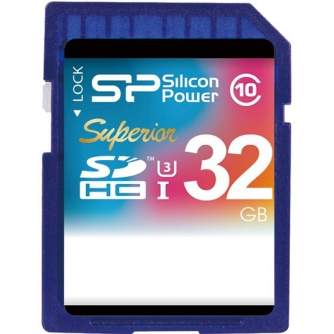 Memory Cards - Silicon Power memory card SDHC 32GB UHS-I U3 SP032GBSDHCU3V10 - quick order from manufacturer