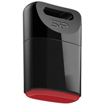 USB memory stick - Silicon Power flash drive 16GB Touch T06, black SP016GBUF2T06V1K - quick order from manufacturer