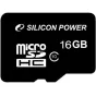 Memory Cards - Silicon Power memory card microSDHC 16GB Class 10 + adapter - quick order from manufacturer