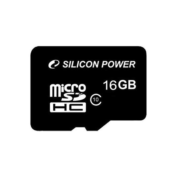 Memory Cards - Silicon Power memory card microSDHC 16GB Class 10 + adapter - quick order from manufacturer