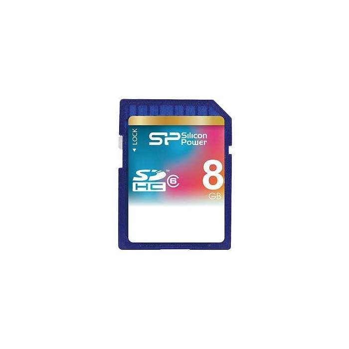 Memory Cards - Silicon Power memory card SDHC 8GB Class 6 - quick order from manufacturer